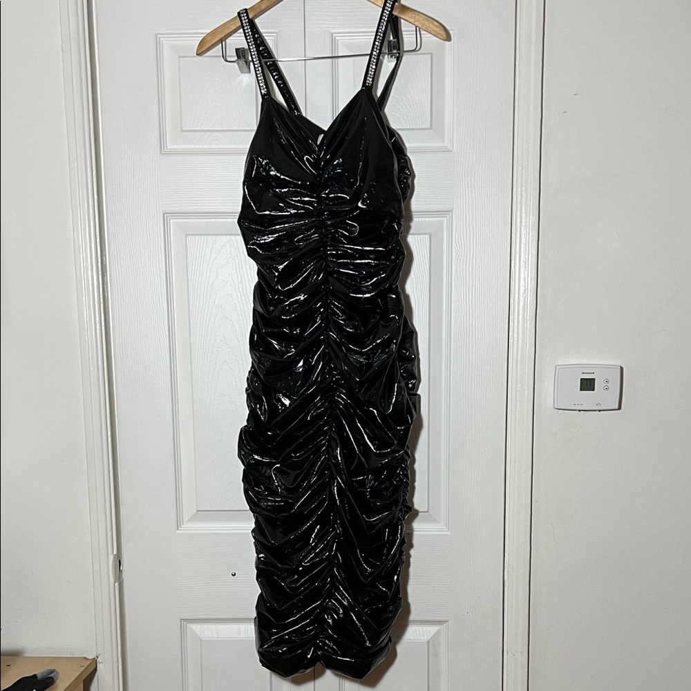Nichole Lynel The Label Black Runched Dress Women’s Small